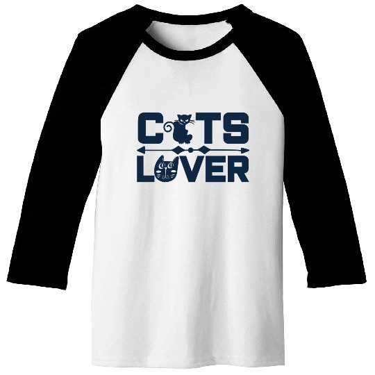 Crazy for Cats: Cute and Casual Cat Lover Top Baseball Tees
