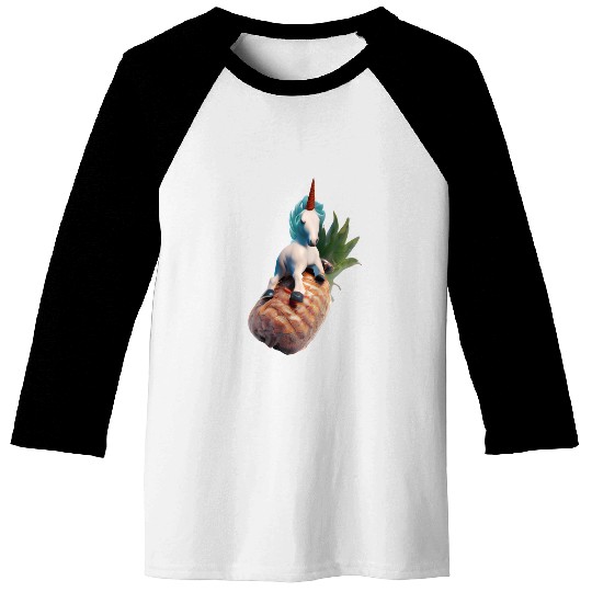 Pineapple unicorn - tropical unicorn Baseball Tees