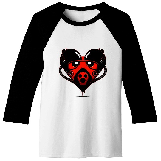 Robot Heart Baseball Tees