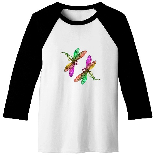 Spring, colorful insects playing. Baseball Tees