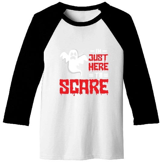 Halloween Paranormal Ghost Hunters Horror Fans Baseball Tees
