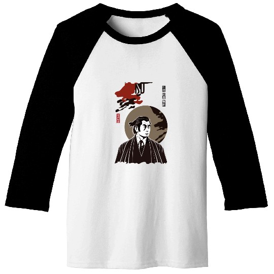 Japan Retro Yakuza Character Baseball Tees