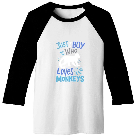 Monkeys Primate Ape Monkey Lover Baseball Tees