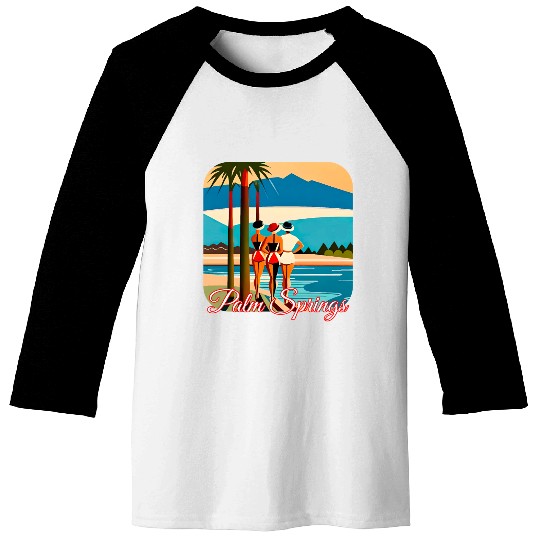 Palm Springs Swim Club Baseball Tees