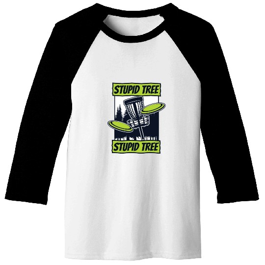Stupid Tree Buddy Player Pro Frisbee Professional Baseball Tees