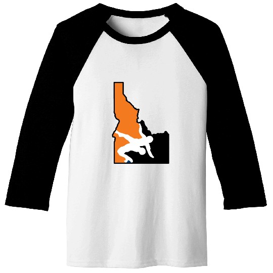 Idaho Wrestling (State Colors) Baseball Tees