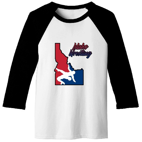 Idaho Wrestling (USA Colors) Baseball Tees