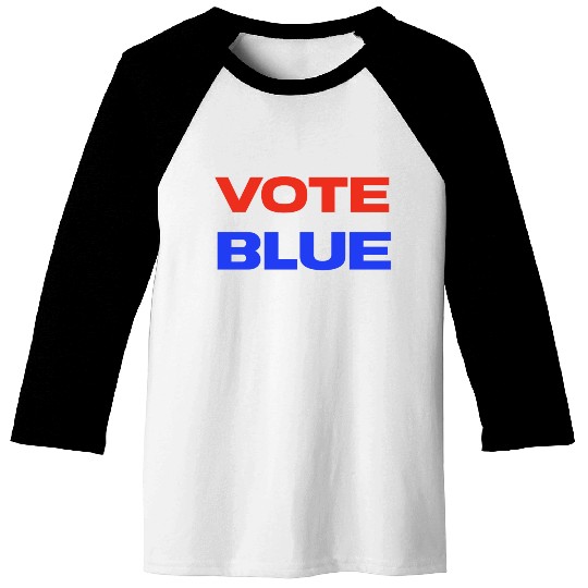 Vote Blue Democratic Party Liberal Voting Baseball Tees