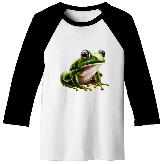 Rain frog water drop frog Baseball Tees