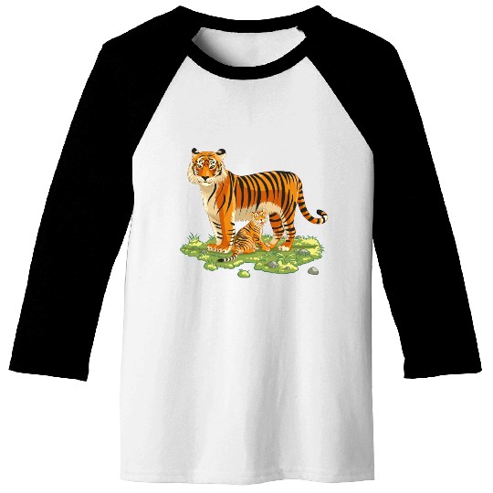 Mother And Son Tiger Baseball Tees
