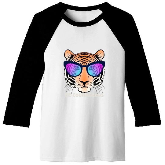 Be Courageous like a Lion Baseball Tees