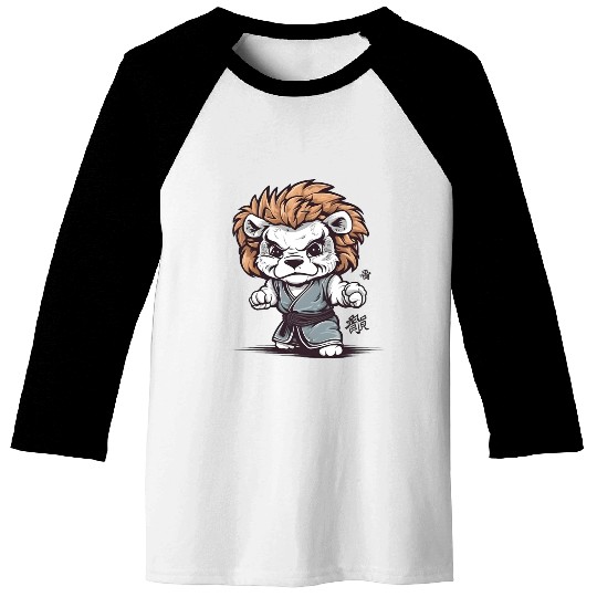 Karate Kitty Baseball Tees