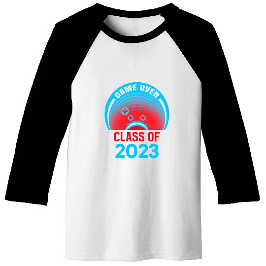 Game Over Class of 2023 Video Games Vintage Baseball Tees