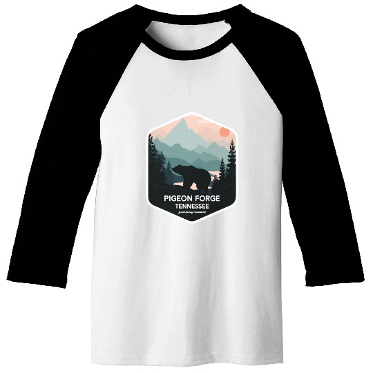 Pigeon Forge Great Smoky Mountains Baseball Tees