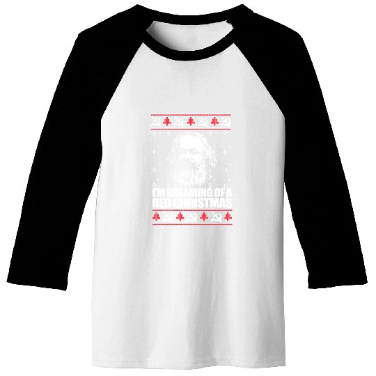 Dreaming Red Marx Ugly Baseball Tees