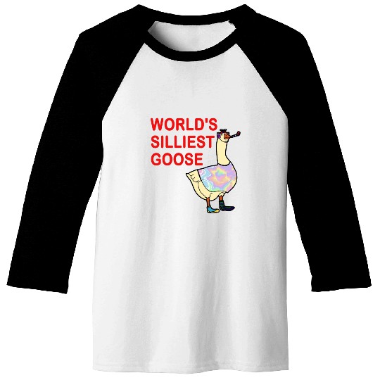 World's Silliest Goose Baseball Tees