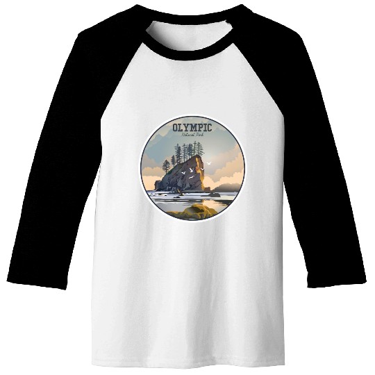 Olympic National Park Baseball Tees