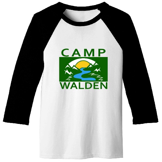Camp Walden An Adventure A Summer Camp Baseball Tees