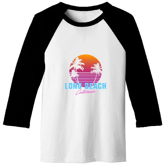 Long Beach California Baseball Tees