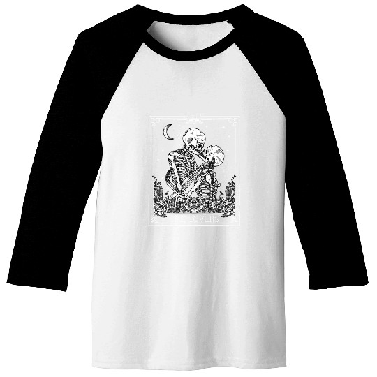 The Tarot Card Astrology Goth Halloween Baseball Tees