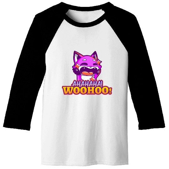 Funny Raccoon Woo Hoo! Baseball Tees