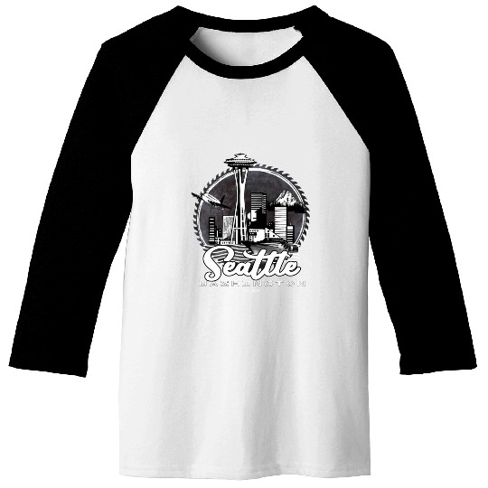 Seattle Pacific Northwest Emerald City Baseball Tees