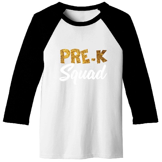 Team Pre K Teacher Back To School s Top Baseball Tees