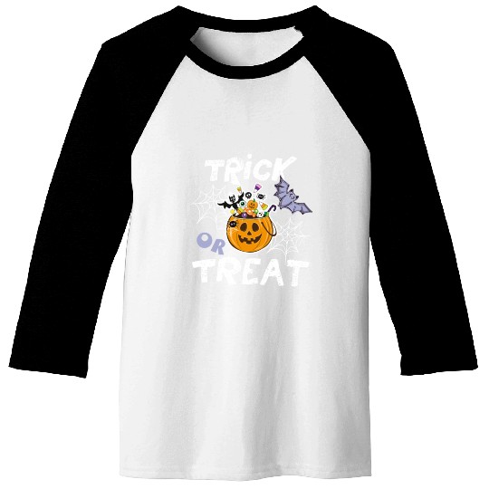 TRICK OR TREAT Baseball Tees