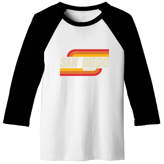 San Diego California Ca City Baseball Tees