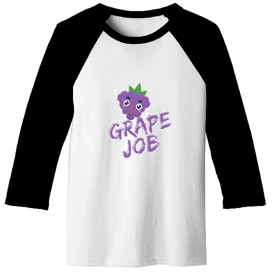 Grape Job Baseball Tees