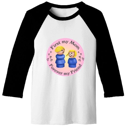 Fisher Price Little People mom friends Baseball Tees