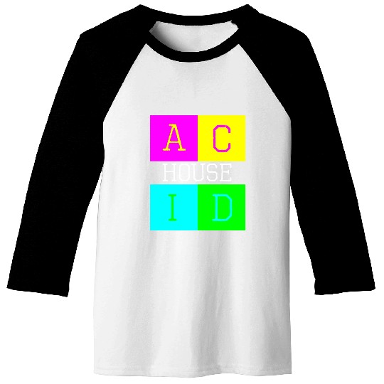 Acid house Baseball Tees