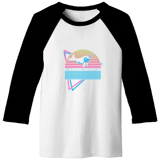 Narwhal Retro Baseball Tees