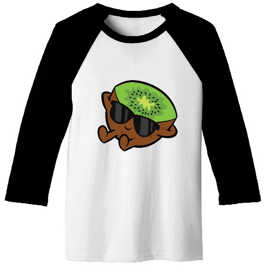 Kiwi Fruit Relang Lazy Kiwi Baseball Tees