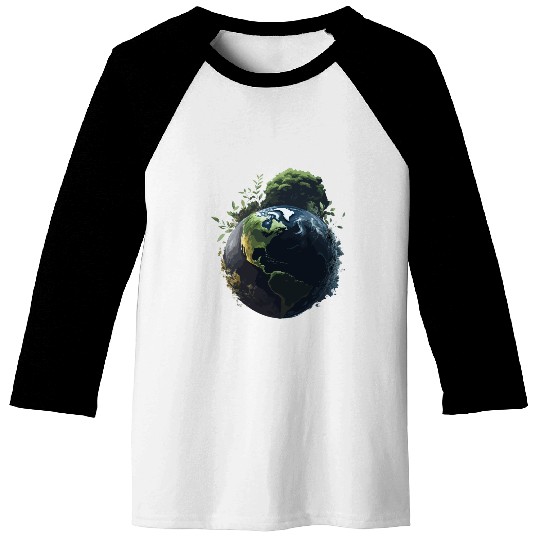 Save Earth Day World Environment Day Inspirational Baseball Tees