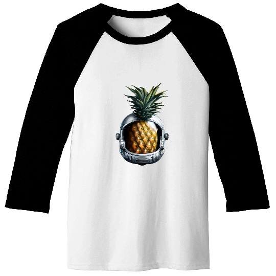 Pineapple astronaut Baseball Tees