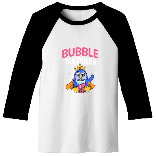 Bubble Tea Queen Boba Tea Drinker Korean Drink Baseball Tees