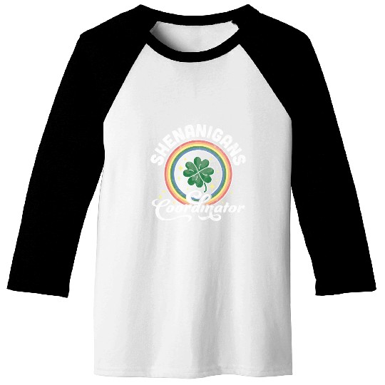 Shenanigans Coordinator Teacher St Patrick'S Day Baseball Tees