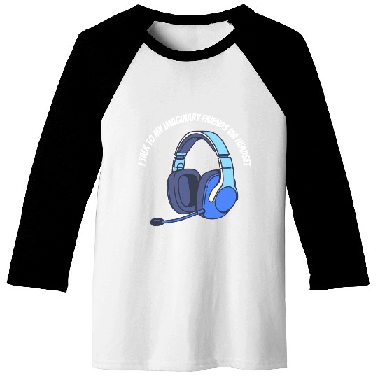 Gamer Imaginary Friends Baseball Tees