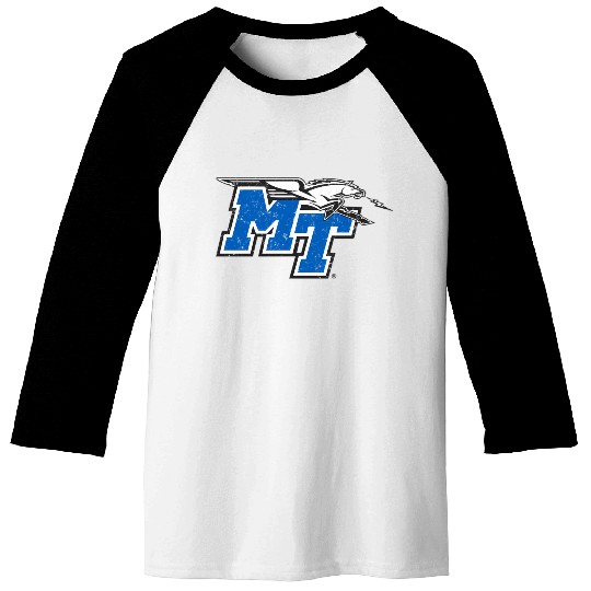 Middle Tennessee State e Raiders Distressed Baseball Tees