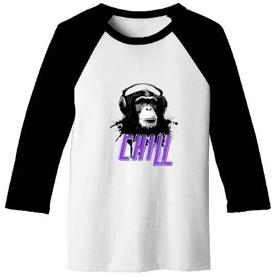 Chill gorilla Baseball Tees