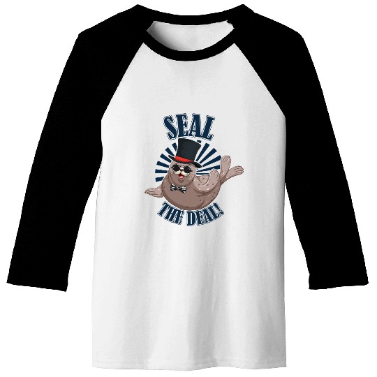 Seal The Day | Funny Motivational Seal Quotes Baseball Tees
