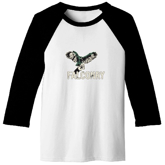Falconry Bird Falcon Hunting Falconer Baseball Tees