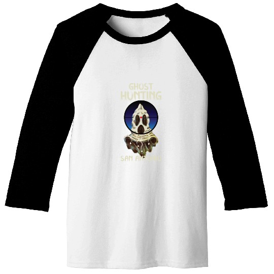 Paranormal Investigator San Antonio Hunter Ghost Baseball Tees