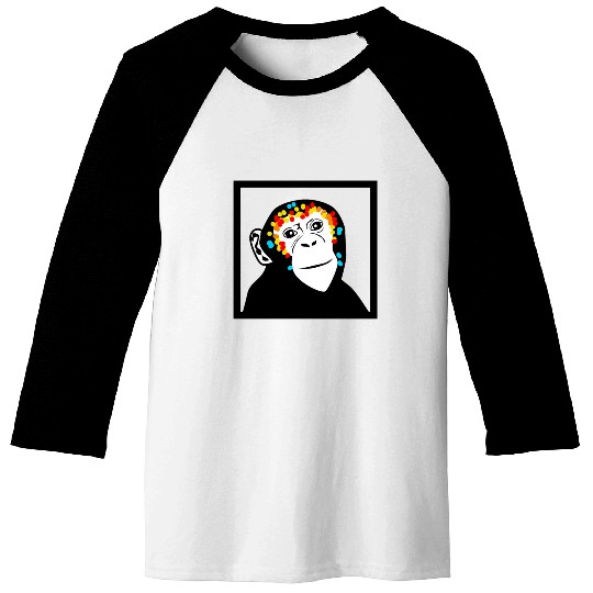 Monkey Face Monkey Monkey Baseball Tees