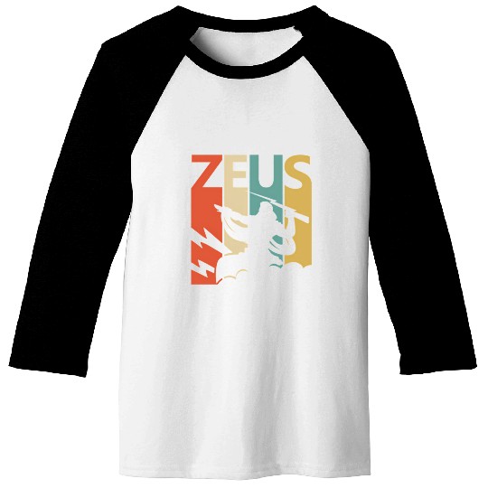 Zeus God Of Thunder - Greek Mythology Baseball Tees