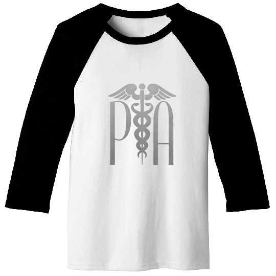 Physician Assistant Pa Degree Caduceus Medical Sym Baseball Tees