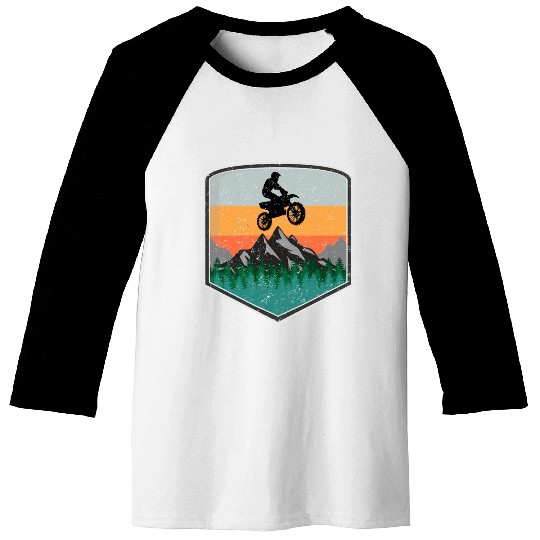Cool Motocross Nature Design Abcd1 Baseball Tees