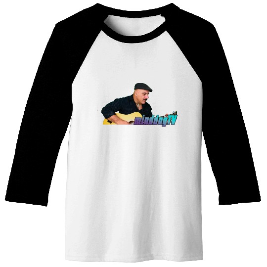 Minddog Guitar Player Baseball Tees