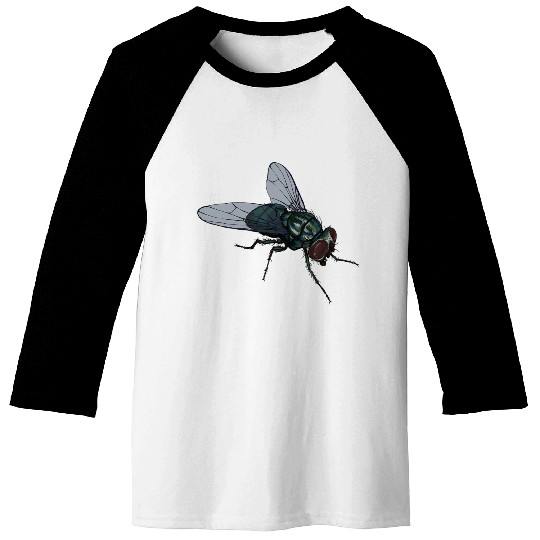 Fly Common House Fly Insect Baseball Tees